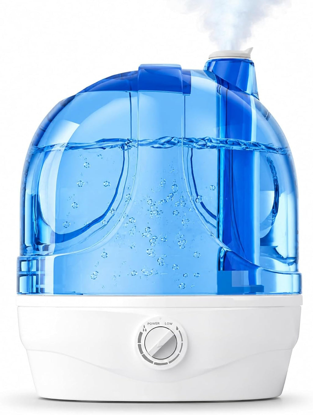 AZEUS 2.8L Large Capacity Ultrasonic Cool Mist Humidifier - Powerful Moisture Control for Comfortable Spaces, Lasts up to 30 Hours, Auto Shut-Off (BPA-Free)