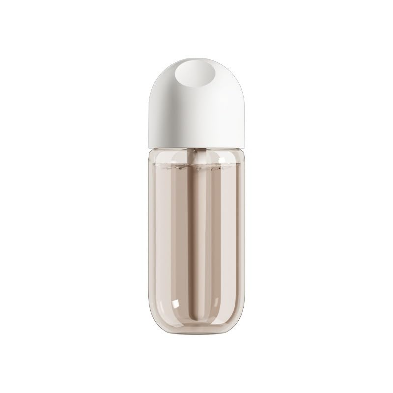 Portable Small Humidifier Dual Nozzle - Large Cool Mist Humidifiers Double Spray Ports, Water Shortage Protection, Ultra-Quiet, Mini Humidifier for Bedroom Plants Office Car Travel (P05)