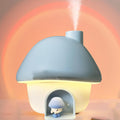 Ultrasonic Humidifiers for Bedroom and Office,Cold fog humidifier with sunset light, baby humidifier with night light,Portable Humidifier, two spray modes and ambient ligh