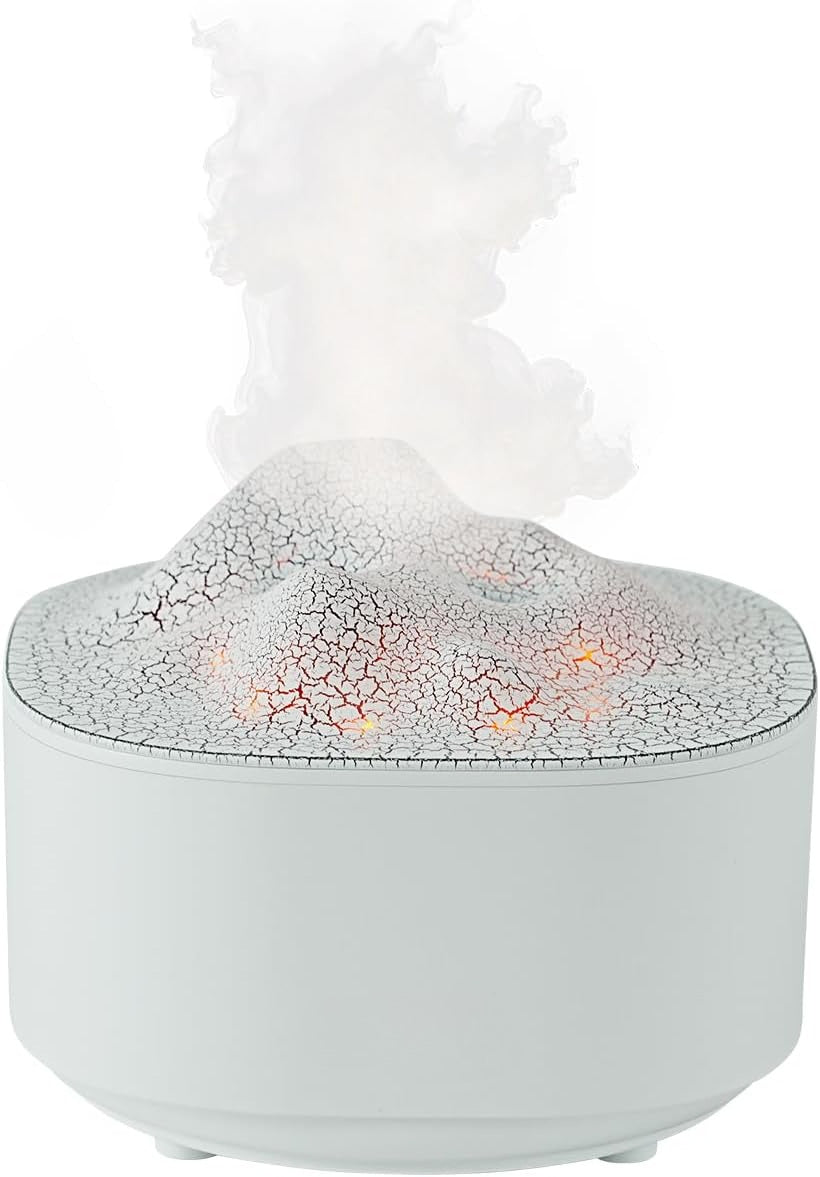 Portable 1500ml Small Cool Mist Humidifier,USB Personal Desktop Humidifier for Office Room, Bedroom,Top-Fill 7 Colors LED Night Light humidifiers, 2 Mist Modes, Super Quiet (White)